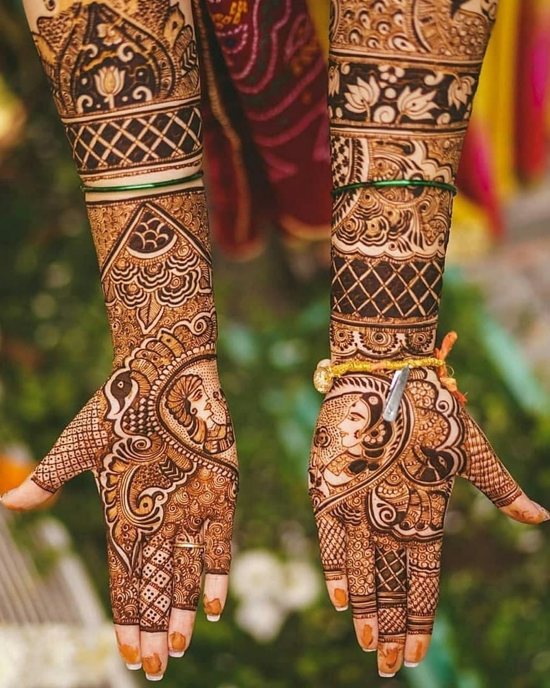 Full Hand Mehandi Design